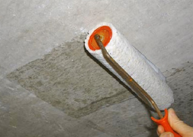 Адгезивный грунт – идеальная подготовка бетонного потолка под шпаклевку