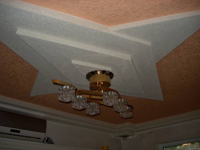 Декоративная штукатурка на потолок (147 фото)