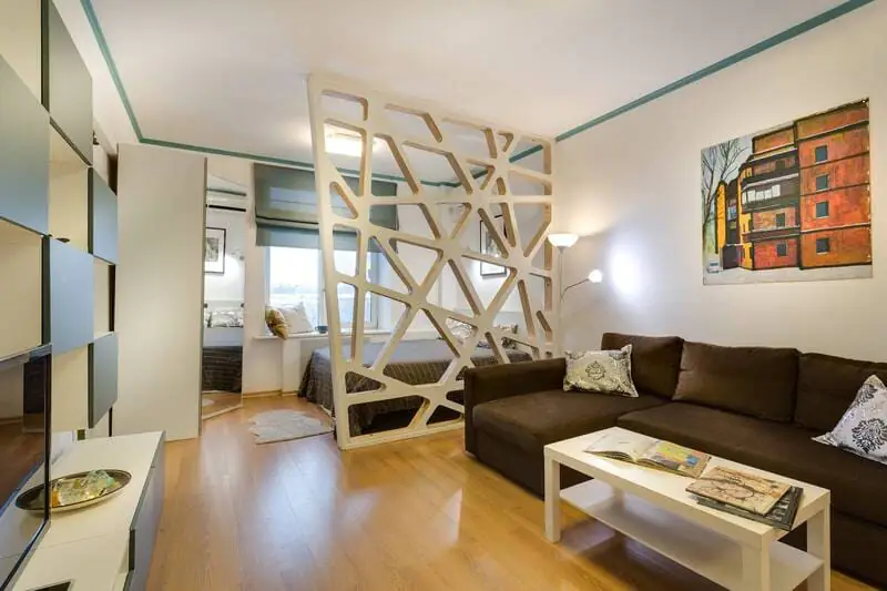 Типы перегородок для зонирования комнаты